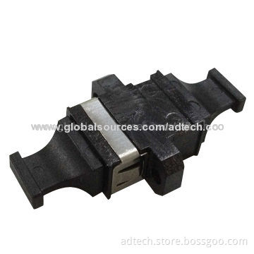 MPO Adapter with Triangular Cap, RoHS Directive-compliantNew